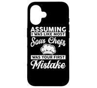 sous Chef Apparel - Superbe Design Amusant de Chefs Coque pour iPhone 16