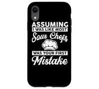 sous Chef Apparel - Superbe Design Amusant de Chefs Coque pour iPhone XR