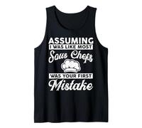 sous Chef Apparel - Superbe Design Amusant de Chefs Débardeur