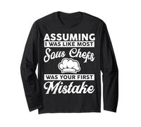 sous Chef Apparel - Superbe Design Amusant de Chefs Manche Longue