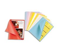 Sous-chemises RAINEX - Papier 60g - 22x31cm - Assortis 5 coloris