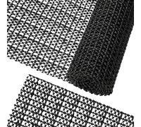 sous Couche Antidérapante 110 x 220 cm Anti Dérapant PVC Tapis Antidérapant Antidérapant Tapis Stopper pour Tapiss sous pour Tiroirs Étagères Plateau Moquette, Noir