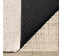 sous Couche Antidérapante 210 x 220 cm sans Trace Antidérapant PVC Antiderapant Tapis Parquet Découpable pour Maison Bureau Voitures Cuisine Salle de Bain, Blanc cassé