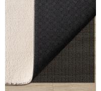 sous Couche Antidérapante 210 x 220 cm sans Trace Antidérapant PVC Antiderapant Tapis Parquet Découpable pour Maison Bureau Voitures Cuisine Salle de Bain, Noir