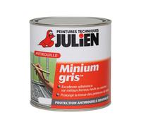 Sous-couche antirouille JULIEN MINIUM Gris bleu Mat 0,25 L