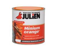 Sous-couche antirouille JULIEN MINIUM Orange Mat 0,25 L