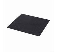 Sous-couche de gril multi-usage résistante aux flammes avec revêtement d'huile pour terrasse et jardin - Feuille noire - 127 x 91,4 cm