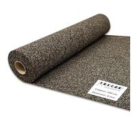 Sous-couche en liège et caoutchouc, isolation phonique jusqu'à 22 dB, extrêmement résistante, isolation phonique pour parquet stratifié et vinyle, isolation phonique supérieure (épaisseur 8 mm, 1 m²)