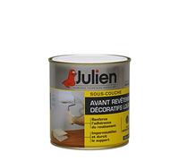 Sous-couche JULIEN pour avant revêtements décoratifs lourds - Blanc Mat granité 0,5L
