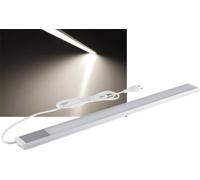 Lampe LED sous meuble, 60 cm, 10 W, 1430 lm, 230 V, dotée de 1,5 m de câble avec interrupteur, éclairage pour cuisine et plan de travail, 1 pièce, lumière blanc neutre