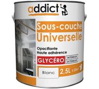 Sous-couche - Peinture addict - 2,5 l - Blanc - Acrylique - Universel