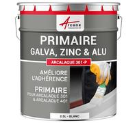 Sous-couche, primaire peinture galva zinc : Arcalaque 301-P - 2.5 L - ARCANE INDUSTRIES