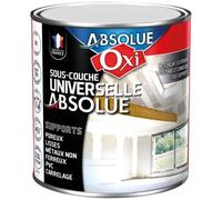 Sous couche universelle absolue 0.5l blanc | Améliore l'accrochage sur tous supports intérieurs et extérieurs, isole le fond et réduit la consommation de peinture