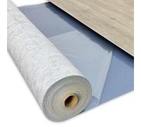 Sous-couche vinyle uficell® VinoSoundFix - Épaisseur : 1,5 mm - Résistance à la compression : 400 kPa - Isolation phonique autocollante pour sols vinyles LVT à clipser (10 m²)