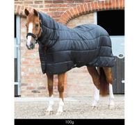 Sous-couverture pour cheval avec couvre-cou Premier Equine 100 g Noir 221 cm