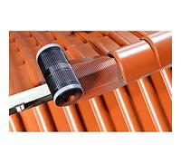 Sous-crête ventilée pour toits tout en Aluminium microperforé | Unité de vente de rouleau de 5 mtl | Largeur 300 mm | Couleur Rouge Brique RAL 8004