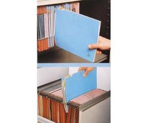 Sous dossier dostri 5 cases bleu - Paquet de 10 Bleu G