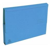 Exacompta - Paquet de 50 chemises à poche Forever - Carte recyclée 290 g/m² - Bleu vif