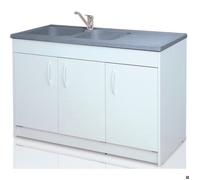 Sous-évier 3 portes - GENTE MEUBLES - Longueur 120 cm