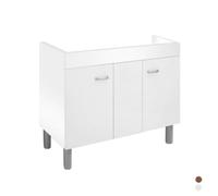 Sous-évier en kit pour évier inox 120 x 50 cm Blanc x/lav. inox 120 x 50 cm