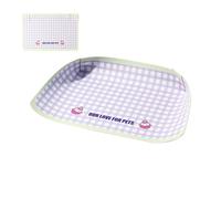 sous-Gamelle Chien | sous-Main en Cuir PU étanche antidérapant,Tapis Repas sous Gamelles pour Chien,Chiots Chatons Petit Moyen Grand Intérieur Balcon Maison Voyage