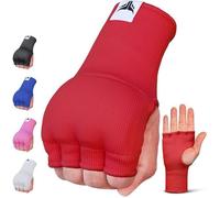 Sous Gants Boxe - MYTRA FUSION - Rouge - Rembourrage Gel - Confort Optimal - Protection Mains S/M