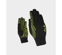 Sous-Gants D'Hiver ALE' SPIRALE Noir-Jaune Fluo