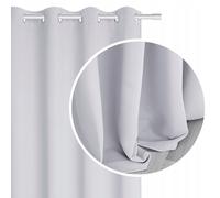 Sous Igły i Nitki Blackout rideau occultant 140x250 blanc prêt à poser pour œillets Hold Blackout