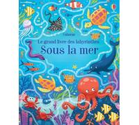 Sous la mer – Le grand livre des labyrinthes – Usborne