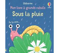 Sous la pluie - Mon livre à grands rabats