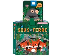 Sous la terre: Avec une tirette-surprise à chaque page