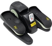 Sous le bureau Vélo elliptique Machine elliptique 5 vitesses 3 modes avec télécommande pour les personnes âgées (Noir,Vert)