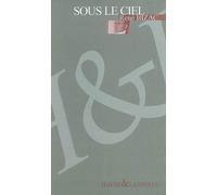 Sous le ciel - René Bizac - Lansman Eds - broché - Théâtre
