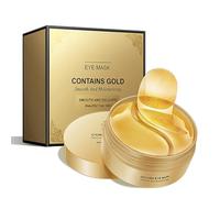 Sous le masque pour les yeux, des taches pour les yeux d'avocat pour les yeux gonflés, le gel doré sous les taches des yeux pour les cercles sombres, éduit les rides et soulage la pression (B)