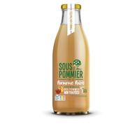 SOUS LE POMMIER - Jus de Pomme Poire Authentique et Gourmand, Bouteille 1L - Lot de 4