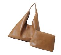 Sous Les Bras Ample Pour À Main En Cuir PU Souple Capacité Bandoulière Ensemble De 2 Pièces Pour Le Travail Et Les Voyages De Travail La Mode