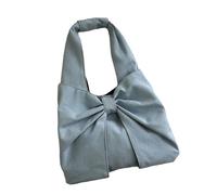 Sous Les Bras Pour Femmes De Styles Japonais Avec Décoration D'arcs À Bandoulière En Jean Main Décontracté Pour Femmes Et Filles Main Détaillé Avec Nœuds