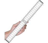 Sous les lumières du cabinet, Éclairage de placard avec détecteur de mouvement de 78 LED, Éclairages de placard d'armoire rechargeable sans fil, Éclairage de nuit magnétique autocollant, partout