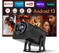 [sous Licence Netflix] Projecteur Intelligent HY320 NTV Android 13 avec Applications TV Officielles, Assistant Vocal ChatGPT, projecteur Portable de Film natif 1080P 320 ANSI pour cinéma Maison