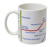 Sous Licence Officiel Tfl London Underground™ Tube Carte Tasse Blanc