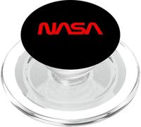 sous Licence Officielle NASA Logo de ver Rouge Cosmos Cadeau PopSockets PopGrip pour MagSafe