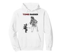 sous Licence Officielle Tomb Raider Lara Croft vs Bear Sweat à Capuche