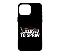 sous Licence Spray Painter Coque pour iPhone 16 Pro Max