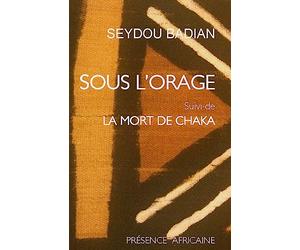 Sous l'orage (Kany): Roman ; suivi de, La mort de Chaka : pièce en cinq tableaux