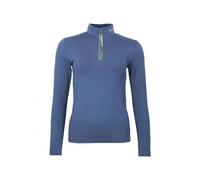 Sous maillot avec zip femme Peak Mountain Anevi Bleu S