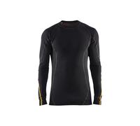 Blaklader 47941075 TOP DE SOUS-VÊTEMENTS IGNIFUGÉS 78% LAINE MÉRINOS, Noir, taille XS