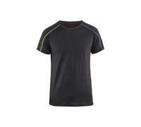 Blakläder Haut de sous-vêtement XLIGHT 4798 Gris foncé/Jaune Taille L