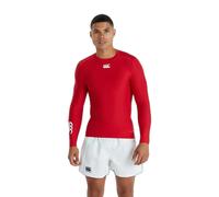 Canterbury Baselayer Thermoreg Haut de Compression Manches Longues Homme Rouge Vif FR : 2XL (Taille Fabricant : 2XL)