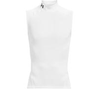 Under Armour T-shirt HeatGear Armour Comp Mock col montant sans manches Blanc L Homme