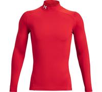 Under Armour Cg Armour Comp Mock Long Sleeve T-shirt Rouge S / Regular Homme